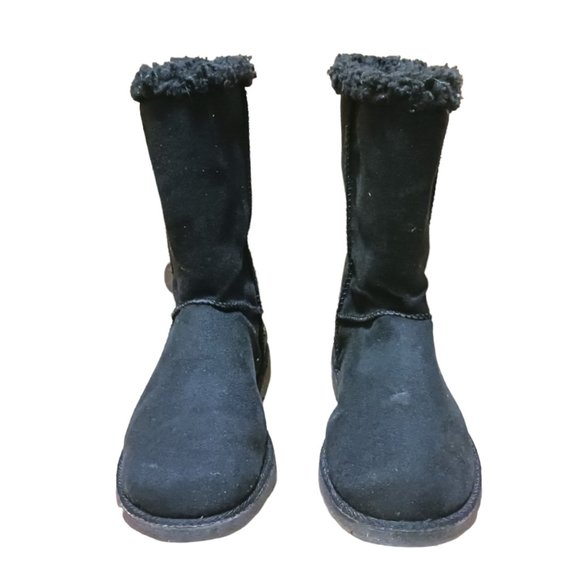 SO Black Short Suede Winter boots "Size 6" - Picture 6 of 8